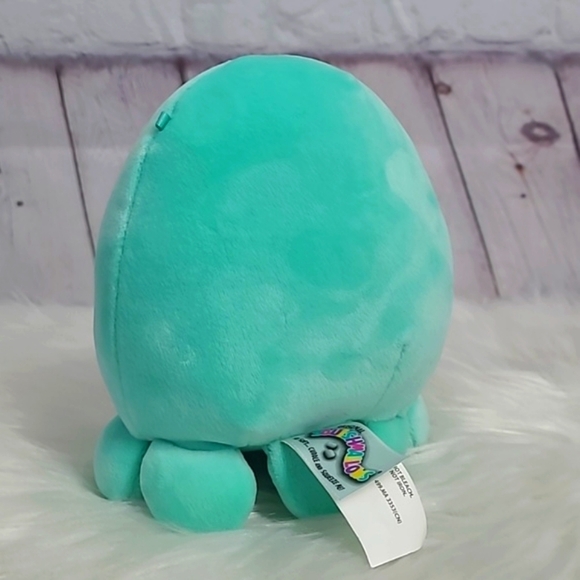 Squishmallows 6 Inch Bright Blue Valentines Day Octopus Plush Stuffed Animal Toy - Picture 9 of 15